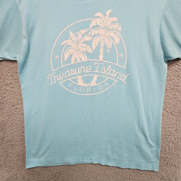 Vintage Screen Stars Best Treasure Island Florida Shirt Mens XL (Fits as L) READ - Picture 8 of 15